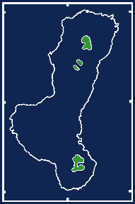 Only scattered fragments of old growth forest remain in the most rugged, mountainous areas of Negros Island. Check copyright. 